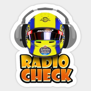 Lando Norris Radio Check Sticker